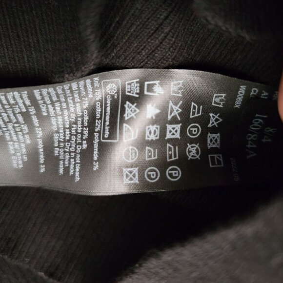 NEW ALLSAINTS Cleo Mini Dress Womens 4 Black Chic Designer Goth Feminine - Picture 5 of 8